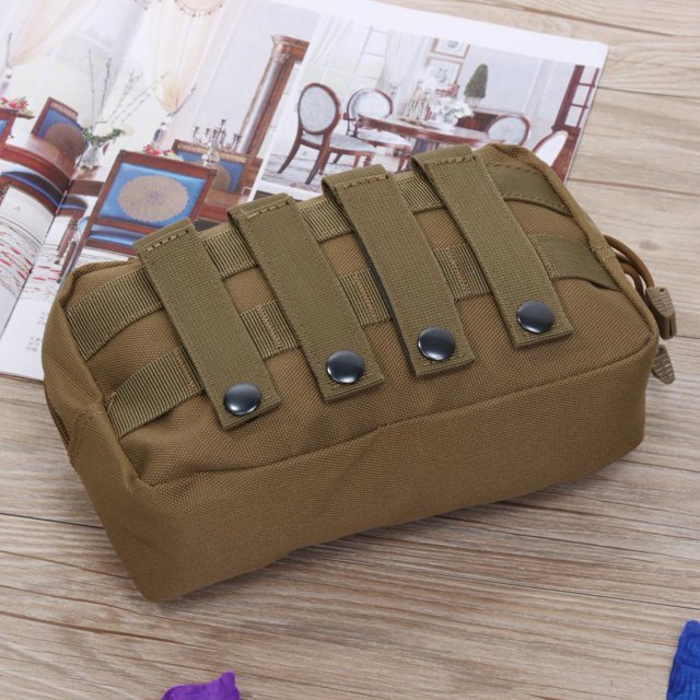 Bolsa de accesorios para exteriores 1000D Tactical MOLLE EDC Utility Tool Bag (caqui) Likrtyny Para estrenar