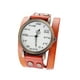 thumbnail image 3 of sweethay Couple Leather Alloy Watch Women Men Adjustable Party Traveling Wrist Style Wristwatch Leather Band Casual Accessory Banquet Relojes Naranja, 3 of 4