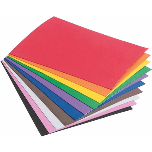Sticky Back Foam Sheets, 6" x 9", Pack of 40