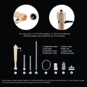 Battery-Powered Aquarium Fish Tank Gravel Vacuum Cleaner Siphon Water Filter
