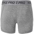 thumbnail image 2 of Nike Girls Boyshorts Pro Carbon Heather Gray Medium AQ9040-091, 2 of 4