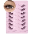 thumbnail image 1 of Pestañas postizas Onlyall Half Wispy naturales, 7 pares, 1 of 8
