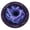 06# Purple Ghost, variant on 3D Pumpkin Well Pattern Round Halloween Floor Rug 80x80cm Soft Crystal Velvet Non Slip Decorative Mat For Entryway And Indoor Space (Orange,L)