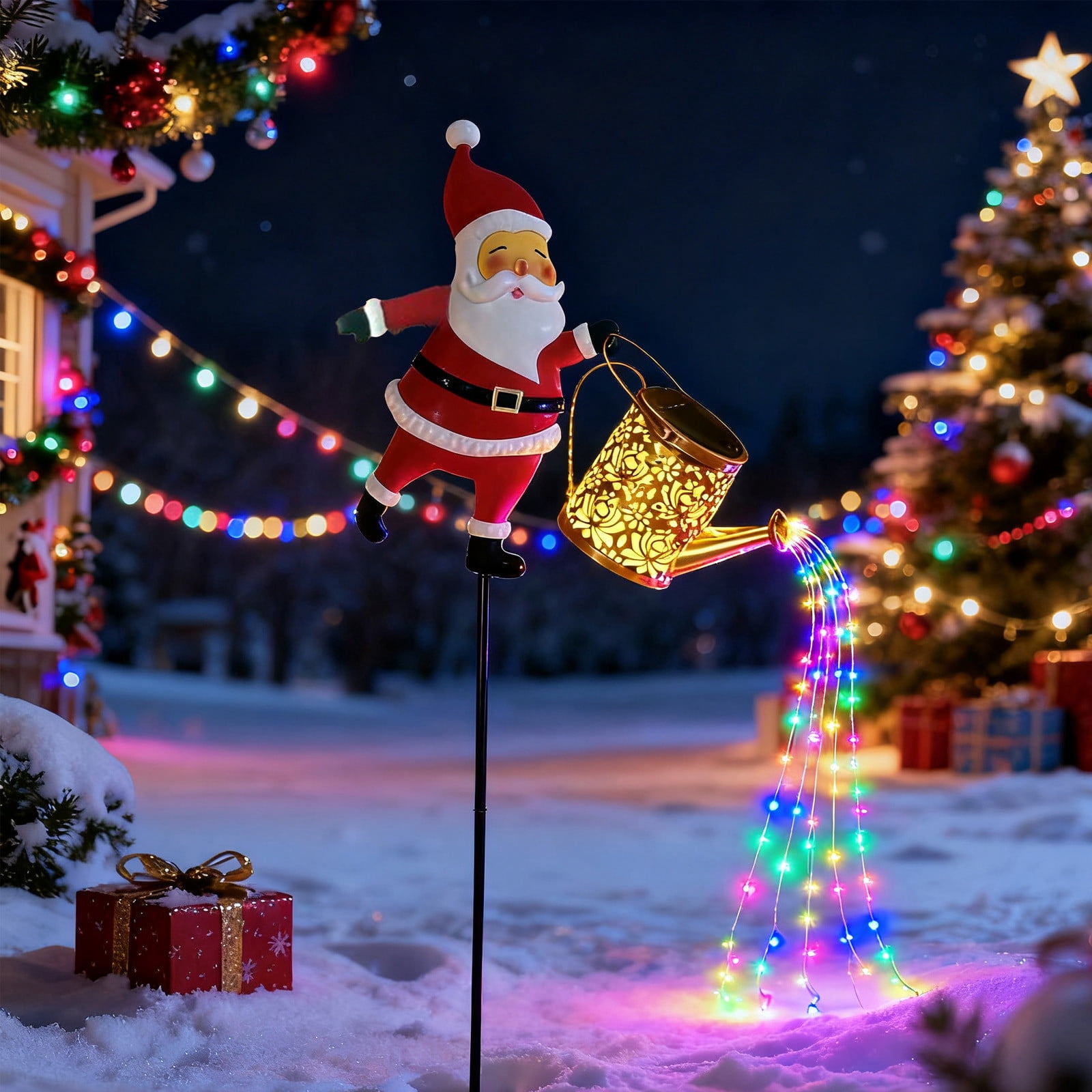 Zenithome Solar Powered Christmas Garden Lights Outdoor Decor