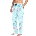 thumbnail image 2 of Tennis Racket Men's Pajama Pants Cotton Long Sleepwear Lounge Pants XL, 2 of 7