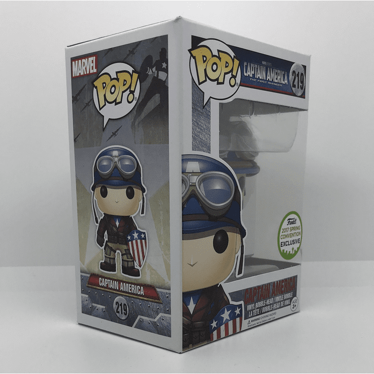 Funko POP! Marvel Captain America Vinyl Bobble Head [WWII Funko POP! Marvel Captain America Vinyl Bobble Head [WWII