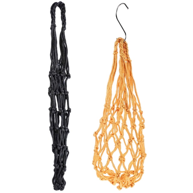 2pcs Chicken Vegetable String Bags Hanging Feeding Tool Poultry Fruit Holder with Hooks