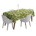 thumbnail image 1 of Vargottam Indoor/OutdoorTablecloth58x120 Inch Rectangle Tablecloth with Umbrella Hole and Zip- Waterproof PatioTableCloths- TableCovers for Backyard RectangularTable- Pear Green2, 1 of 5