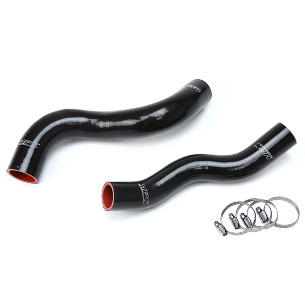 HPS Black Reinforced Silicone Radiator Hose Kit Coolant for Jeep 0609