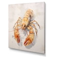 thumbnail image 2 of Designart "Lobster'S Grazing Moment I" Lobster Wall Art Living Room, 2 of 7