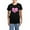 With Blue Strpe Pant, variant on CafePress - Pink Camo Heart Women's Dark Pajamas - Women's Short Sleeve Print T-Shirt and Pants Dark Cotton Pajama Set