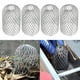 thumbnail image 1 of Filtro de canalón Protector de canalón de metal flexible A prueba de hojas Roedores Canalón ajustable Bajante de canalón Accesorios de construcción para techos y jardines brillar  Electrónica, 1 of 5