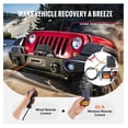 thumbnail image 4 of Electric Winch 6000 lb, Synthetic Rope Truck Winch, Waterproof 12V Off Road Winch with Remote Control, 6000lbs Capacity for SUV, ATV, 4 of 5