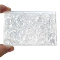 thumbnail image 2 of Cabujones de Vidrio TTSAM Redondos Transparentes 12mm Set de 90 Piezas, 2 of 7