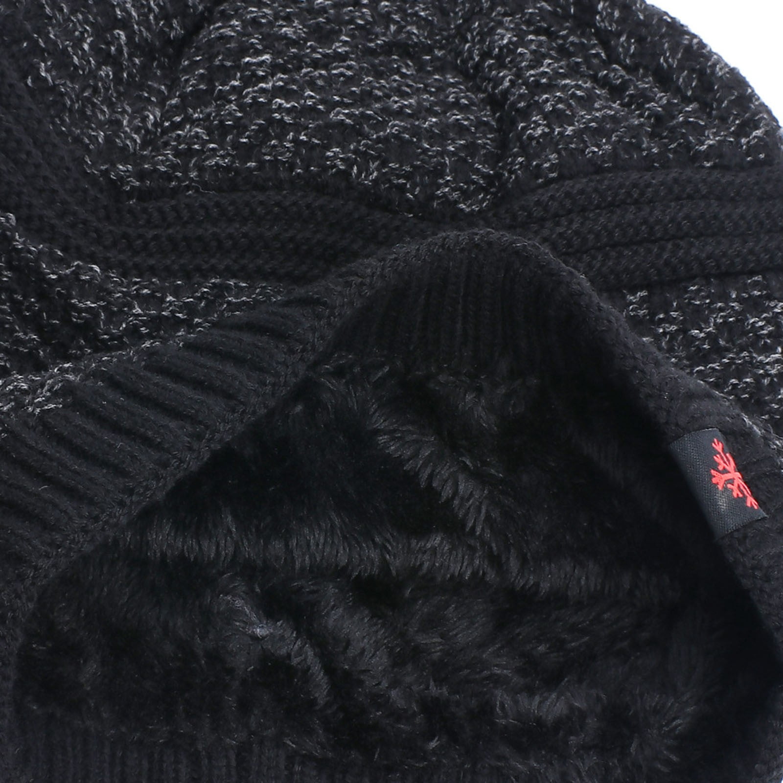 Tanhomme Thick Knitted Unisex Winter Hat Cap Woolen Hat Winter Plus Velvet Hat Outdoor Cycling Warmth Unsix Hood Ski Hat Winter Hats for Women Men Silk Soft Slouchy Warm Hat