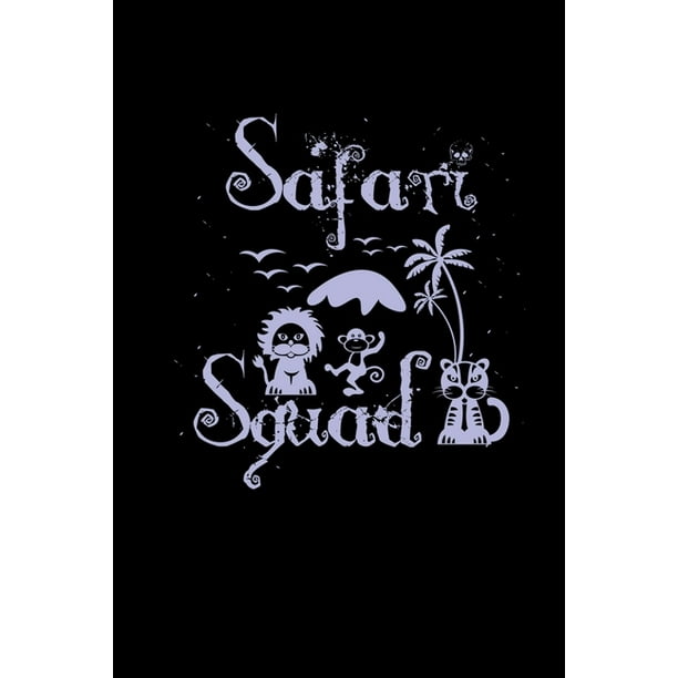Safari Squad Schreibheft A5 Kariert Wilde Tiere Geschenk Kinder Zum Zeichnen Malen Schreiben Walmart Com Walmart Com