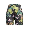 thumbnail image 4 of VNKIDY Womens High Waist Yoga Shorts With Fashion Casual Print Side Pockets Stretch For Workout Running Beach Casual Summer Outings Versatile Shorts, 4 of 5