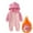 Pink, variant on Snow Suits for Girls Hoodie Bear Ear Girl Romper Baby Warm Outfits Girl Premature Baby Clothes Girl 6-9 Months
