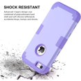 thumbnail image 3 of iPhone 5S Case iPhone SE iPhone 5 Case Shockproof Protective Case for iPhone SE 5S 5 Purple, 3 of 7