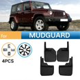 thumbnail image 2 of 4PCS Car Mudguard Mud Flaps Splash Mud Guard Fender for Jeep Wrangler, 2 of 5