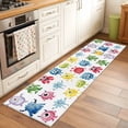 thumbnail image 2 of Colorful Monsters 2'x6' Runner Rugs for Hallway Kitchen Bedside Non Slip Washable, Abstract Cartoon Cute Artistic Funny Entryway Rug Runners with Rubber Backing, Long Carpet Runner for Laundry Room, 2 of 8