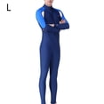 thumbnail image 2 of Trajes de buceo de cuerpo completo traje de buceo de manga larga con cremallera trasero con cremallera espesada en traje de surf transpirable skins de buceo para hombres negro l 3mm Scienceny OD003705-04, 2 of 7