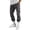 Dark Gray, variant on Men's Relaxed-Fit Cargo Pants, Multi-Pocket Woven Utility Trousers with Drawstring Waist, Casual Streetwear Work Pants, 9 Colors, S-5XL