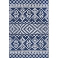 thumbnail image 2 of nuLOOM Celine Aztec Indoor/Outdoor Accent Rug, 3' 6" x 5', Blue, 2 of 2