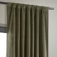 thumbnail image 5 of Half Price Drapes Signature Denver Taupe Velvet Blackout Curtains For Bedroom(1 Panel), 50WX 108L, 5 of 12