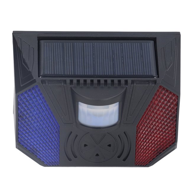 Lámpara de alarma solar BuyWeek luz de sonido y advertencia IP65 sirena estroboscópica