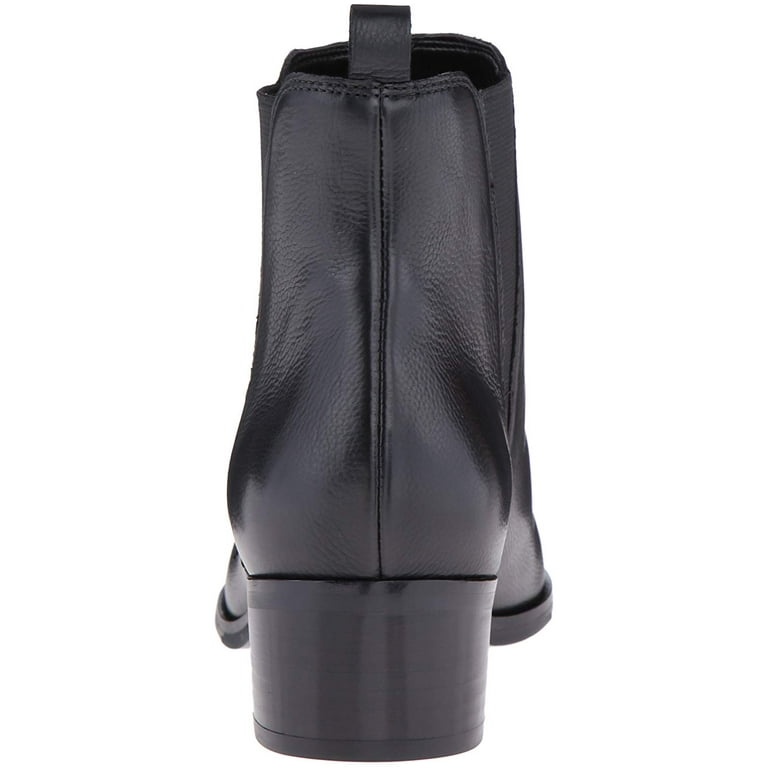 Marc Fisher LTD Women s Mlyale Ankle Bootie Black Leather Size 9.5 Walmart