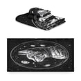 thumbnail image 2 of WOBOGO Cat Black Universe Pattern Ultra Soft 3 Pack Cotton Towel Set Includes 60 x 30in Bath Towel 28 x 16in Face Towel and 13 x 13in Small Square Towel for Everyday Use Lightweight and Compact, 2 of 8