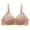 Beige, variant on Up to 50% off Full Coverage Bra, Xunlbb Women Bras Plus Size,Ladies Bra Soild Wire Free Underwear One-Piece Bra Everyday Cup Underwear(Black,XL)