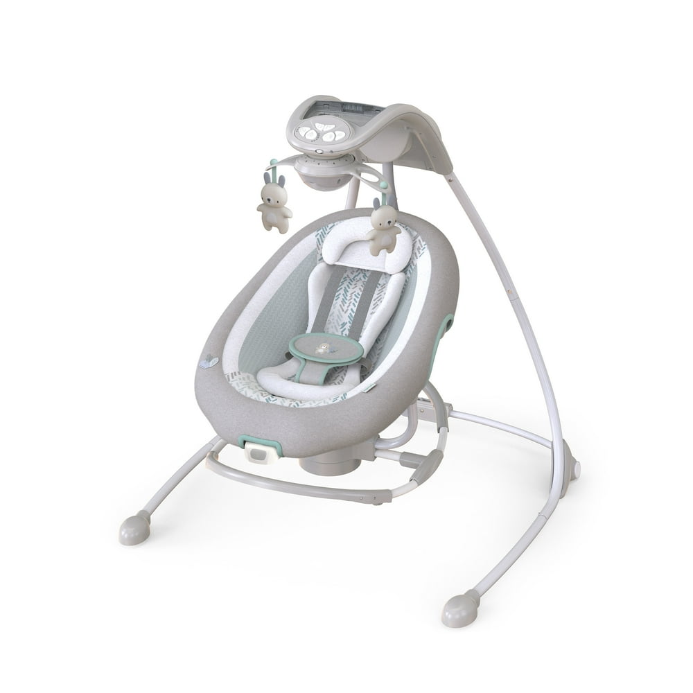 Ingenuity InLighten 2in1 Cradling Electric Baby Swing & Rocker with