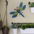 thumbnail image 4 of Naxoaeo Outdoor Metal Dragonfly Wall Decor Dragonfly Wall Sculpture Hanging Garden Wall Art Sculpture for Indoor Outdoor Patio Fence Decor Large, 4 of 6