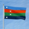 thumbnail image 2 of Aihccy Ailuk Atoll, Marshall Islands Flag with Brass Grommets Size - 3x5Ft, 2 of 3