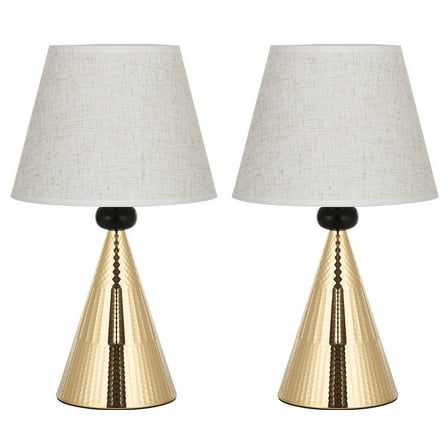 Table Lamp Set of 2 Golden