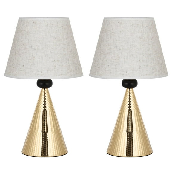 Table Lamp Set of 2 Golden