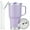 Lavender, variant on AQUAPHILE 30oz Stainless Steel Insulated Coffee Mug with Handle, Double Walled Vacuum Travel Cup with Lid & Straw, Reusable Thermal Coffee Cup, Portable Coffee Tumbler,Light Blue