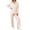 Pink, variant on TINZ Autumn Floral Print Pajama Soft Loungewear Sleepwear Comfortable Homewear Outfit Cozy Two Piece For Elegant Design Summer Womens Pajamas Tall Silk Pajamas