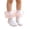 Pink -BD63, variant on Dwellite Socks for Girl Fold Cuff Big Lace Frilly Dress Socks Fluffy Ruffles Stretch Socks Light Blue M