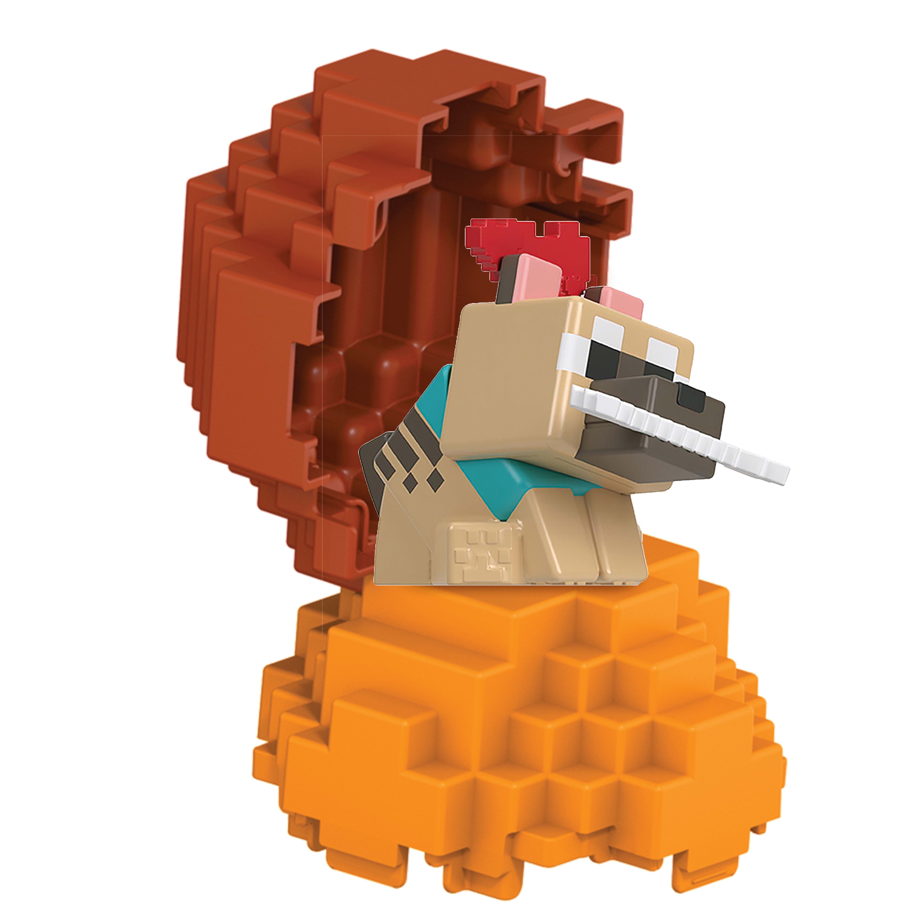 Minecraft-Mini-Mode-Spawn-Egg-with-Mini-Figure,-Badlands-Theme,-1.5-inch-Toy-(Characters-May-Vary