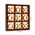 thumbnail image 3 of Classic Tic Tac Toe Game Wooden Board Game for Kids Family Travel Games Portable Educational Learning Toys Strategy Games for Children Party Games Indoor Activities, 3 of 6
