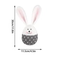 thumbnail image 3 of Fwttom Easter Cute Bunny Party Decoration Set Faceless Dwarf Doll Decoration, 3 of 7