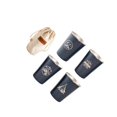 thumbnail image 1 of serony Ensemble de 4 Tasses en Acier Inoxydable 350ml pour Randonnée, 1 of 1