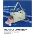 thumbnail image 3 of Bolsa de gimnasio Suwarble Small para mujer con compartimento para zapatos y bolsillo húmedo, 3 of 9
