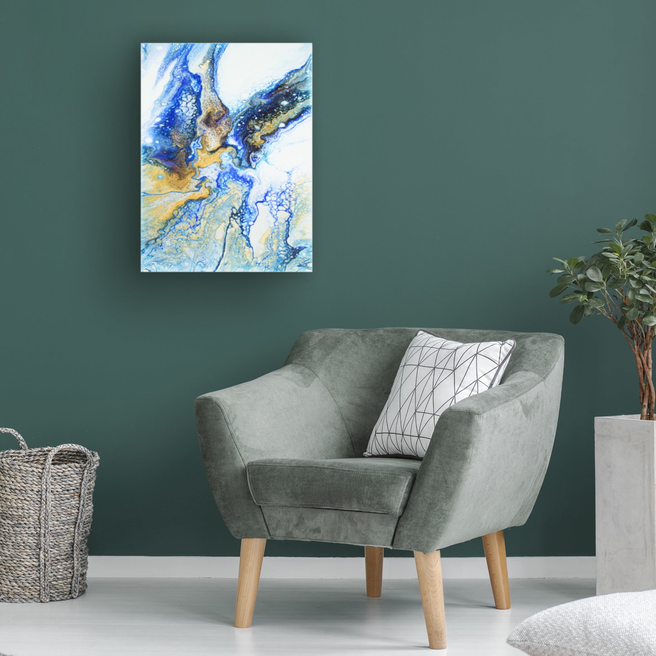 Trademark Fine Art Alyson Storms  Ocean Jasper Canvas Wall Art