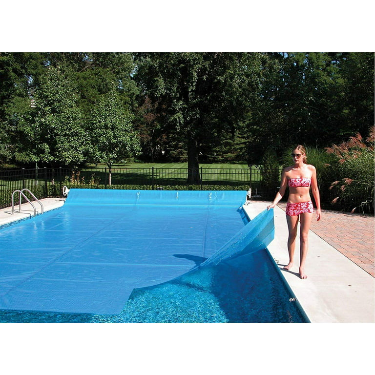 Sun2Solar Blue 20' x 40' Rectangle Solar Pool Cover, 1200 Series with  Grommets 