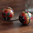 thumbnail image 4 of Hand Drawn Maracas Musical Instruments Rhythmic Balls Shaker Rhythm Balls Shaker Shaking Balls Hand Shaker Balls, 4 of 5