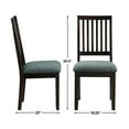 thumbnail image 2 of Yorktown Espresso Wood Finish 5-piece Dining Set, 2 of 9